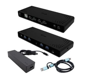 I-TEC i-tec Universal Dual 4K Display Docking Station 85W PD + 100W USB-C polnilnik