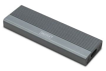 Digitus Digitus DA-701676 ohišje za M.2 NVMe SSD, USB 3.1 Gen 2 (10 Gbps), aluminijasto