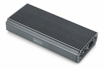 Digitus Digitus DA-71506 ohišje za M.2 NVMe SSD, USB 4.0, 40 Gbps, aluminijasto