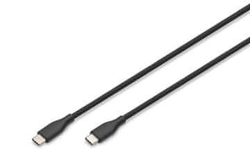 Digitus Digitus DA-70846 USB-C v USB-C kabel, USB 2.0 60W, 0,5m, črn
