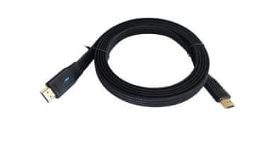 slomart TB HDMI kabel v 2.1, ploščat, 3m, črn