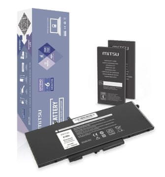 mitsu Baterija 4GVMP za Dell Latitude 5400 5500 5510, 8000 mAh