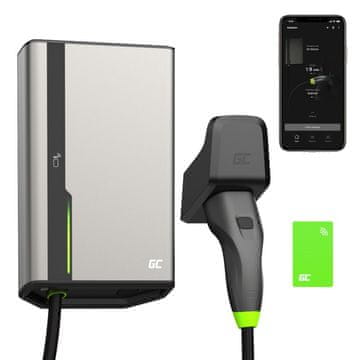 Green Cell Green Cell HabuDen Wallbox polnilnica za EV 22kW 32A, kabel 7,5m Tip 2