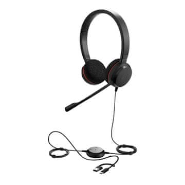 Jabra Jabra Evolve 20 SE USB-A/USB-C stereo slušalke z mikrofonom