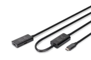 Digitus Digitus DA-70836 Aktivni USB-C podaljšek, USB 3.2 Gen 1, 5Gbps, 10m