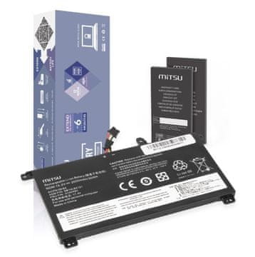 mitsu Mitsu 01AV493 baterija za Lenovo ThinkPad T570 T580 P51S 2000 mAh