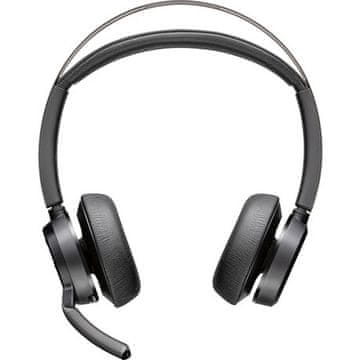 Poly Poly Voyager Focus 2 USB-C/A slušalke z mikrofonom, črna