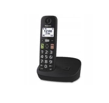 Panasonic Panasonic KX-TGU110FXB brezžični telefon, črn