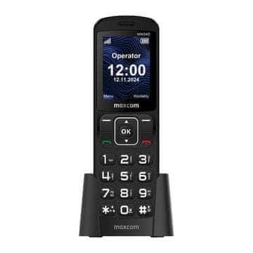 MaxCom Maxcom MM34D 4G namizni GSM telefon, črn