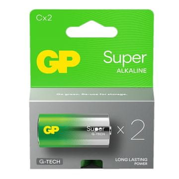 Bateria GP SUPER LR14/C baterija alkalna, 2 kosa