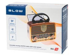 Blow Blow RA10 prenosni radio AM/FM, solarni, Bluetooth
