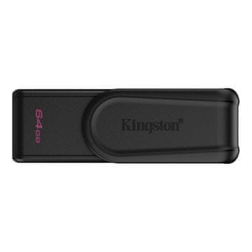 slomart Kingston DataTraveler Exodia S USB ključek 64GB, USB 3.2 Gen 1, črn