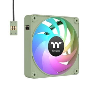 Thermaltake Thermaltake CT120 EX ARGB komplet 3x ventilatorjev 120mm, Matcha Green, PWM
