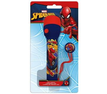 Kids Euroswan Kids Euroswan Spiderman Velika svetilka 16 cm, Rdeča/Modra