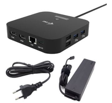I-TEC i-tec USB-C Docking Station 2x HDMI, PD + 100W polnilec