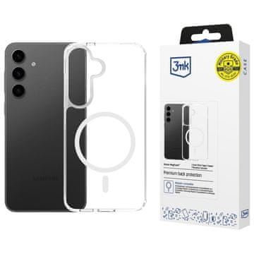 3MK 3MK Armor MagCase ovitek za Samsung S24 FE, MagSafe, prozoren