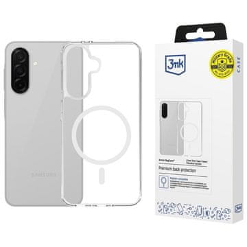 3MK 3MK Armor MagCase ovitek za Samsung A56, MagSafe, prozoren