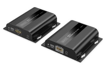 Digitus Digitus DA-70835 HDMI 4K/60Hz extender prek Cat6 do 200m, IR, komplet