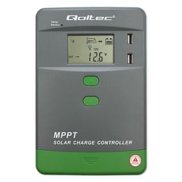 Qoltec Qoltec MPPT 30A solarni regulator polnjenja, 12/24V, LCD, Bluetooth