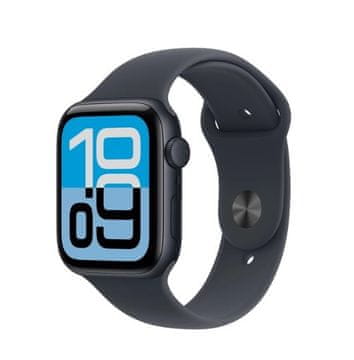 slomart Apple Watch SE 3 GPS+Cellular 44mm polnočna, športni pas S/M