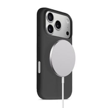 Crong CRONG Color Cover Magnetic ovitek za iPhone 17 Pro, MagSafe, črn