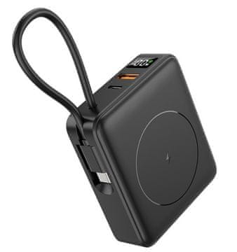 Tracer TRACER Scout Powerbank 10000mAh MAG+PD+QC, črna