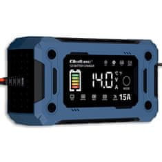 Qoltec Qoltec 52496 mikroprocesorska avtomatska polnilica 12V 15A