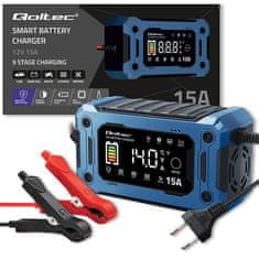 Qoltec Qoltec 52496 mikroprocesorska avtomatska polnilica 12V 15A