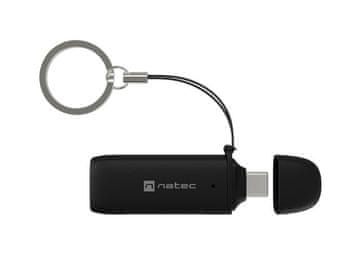 Natec Natec SCARAB C bralnik kartic SD/Micro SD, USB 3.2