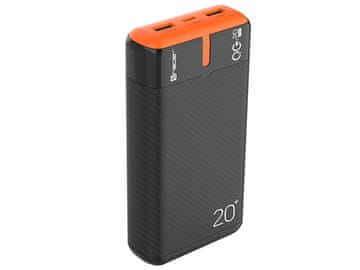 Tracer Tracer EnerGen Power bank 20000mAh PD+QC3.0, črno-oranžen