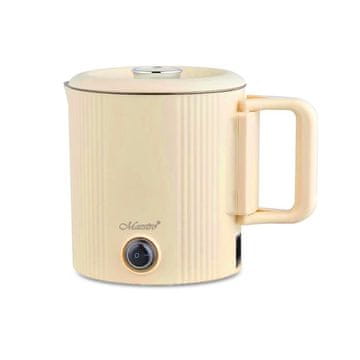 slomart Maestro MR-009 električni kuhalnik / turistični lonec 2v1, 0.8L, 600W, bež