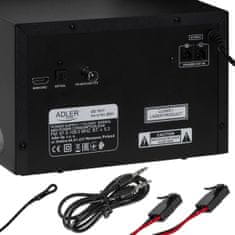 Adler Adler AD 1917 Hi-Fi stolp, Bluetooth, CD, USB, črn