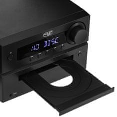 Adler Adler AD 1917 Hi-Fi stolp, Bluetooth, CD, USB, črn