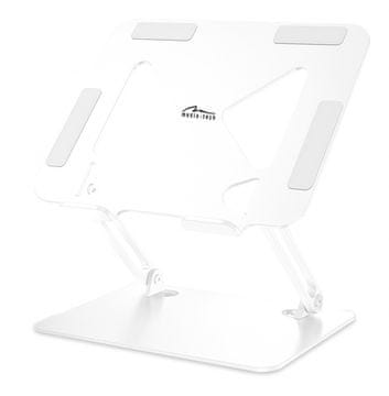 Media-Tech Media-Tech MT2661W stojalo za prenosnik, nastavljivo, ergonomsko, do 17", bela