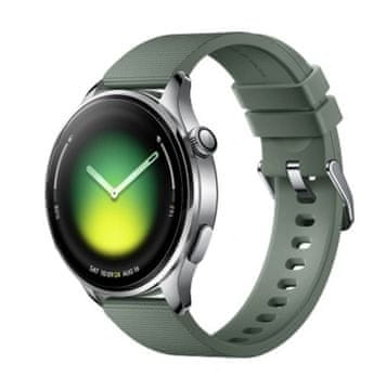 slomart Xiaomi Watch 5 pametna ura 47mm AMOLED, GPS, merilec krvnega tlaka, zelen pas