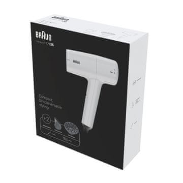 BRAUN Braun HD155E sušilnik za lase 1800W z difuzorjem, bela/srebrna