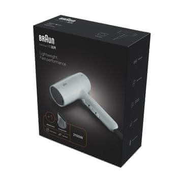 BRAUN Braun HD211E Sušilnik za lase 2100W z difuzorjem, bela