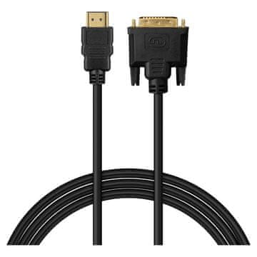 SAVIO Savio CL-212 HDMI na DVI kabel 1,8m, moški na moški