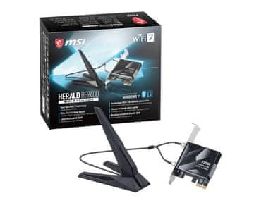 MSI MSI Herald BE9400 WiFi 7 PCIe mrežna kartica