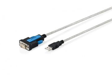 Digitus Digitus DA-70144-B pretvornik USB 2.0 v RS232 (DB9), 1.8m, prozoren