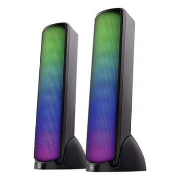 Defender Defender SKYPULSE 2.0 2.0 zvočniki 60W Bluetooth, RGB, črni