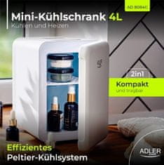 Adler Adler AD 8084 mini hladilnik 4L, bela