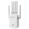 Qoltec 570679 WiFi ojačevalec signala, repeater, AP, 300Mb/s, 6 anten, 2xRJ45