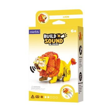Puzzle MierEdu 3D sestavljanka Lev, zvočni element
