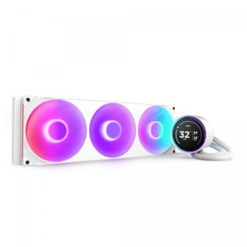 NZXT NZXT Kraken Elite 420 RGB vodno hlajenje CPU, LCD, belo