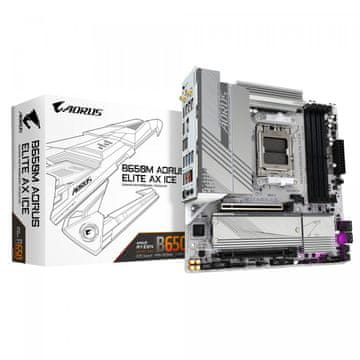 Gigabyte Matična plošča Gigabyte B650M A ELITE AX ICE