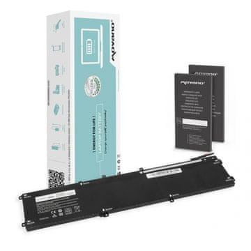 movano Movano 6GTPY baterija za Dell XPS 15 9550 - 6000 mAh (69 Wh)