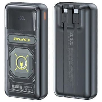 Awei AWEI P99K Powerbank 22,5W 20000mAh, črna