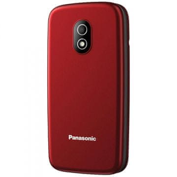 Panasonic Panasonic KX-TU410 mobilni telefon 4G, velik gumb, rdeč