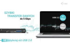I-TEC i-tec čitalnik kartic USB-C/USB-A, SD/microSD, 2x USB-A